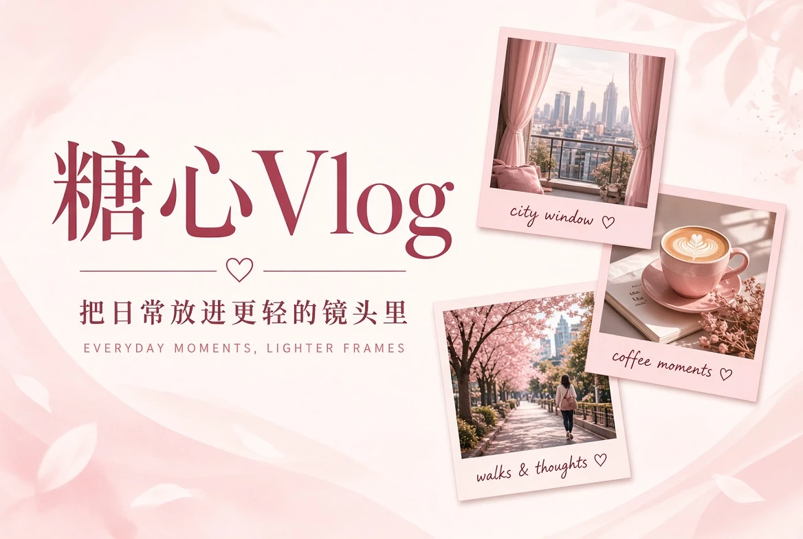 糖心Vlog记录城市与日常的品牌封面